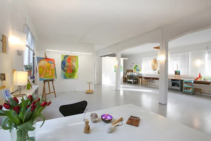 Innenraum des Ateliers freiraum, Ansicht 5
